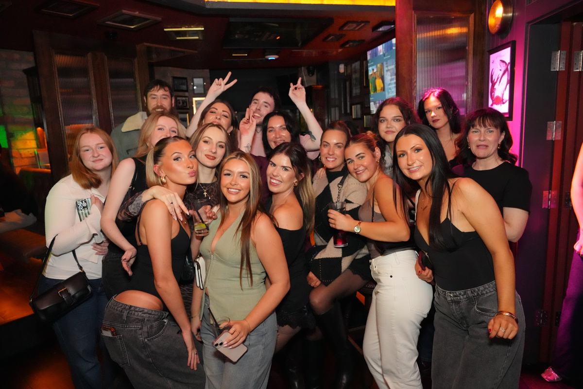 Friends on a night out
