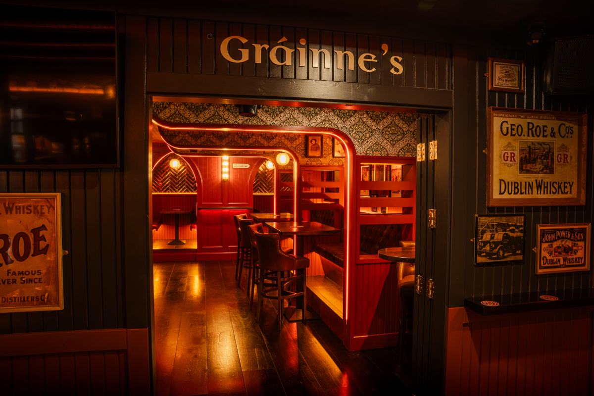 The entrance to Gráinne's